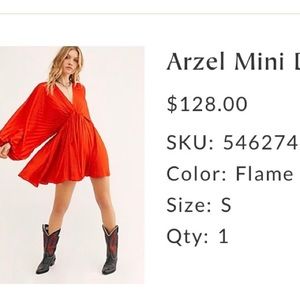 Free People Arzel Mini Dress